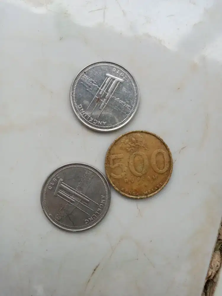 Jual uang koin 1000 gambar angklung