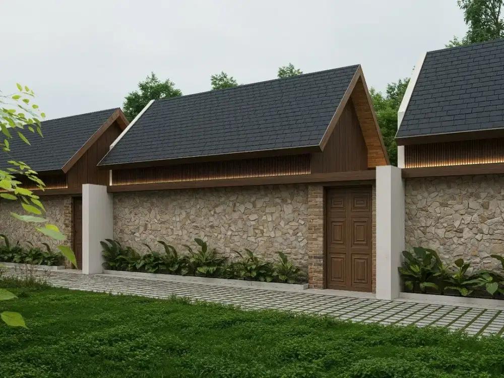 Dekat UII Jogja, Villa dijual Ada Kolam Renang Siap Bangun