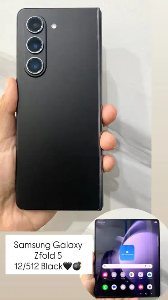 Samsung galaxy zfold 5 12/512 black