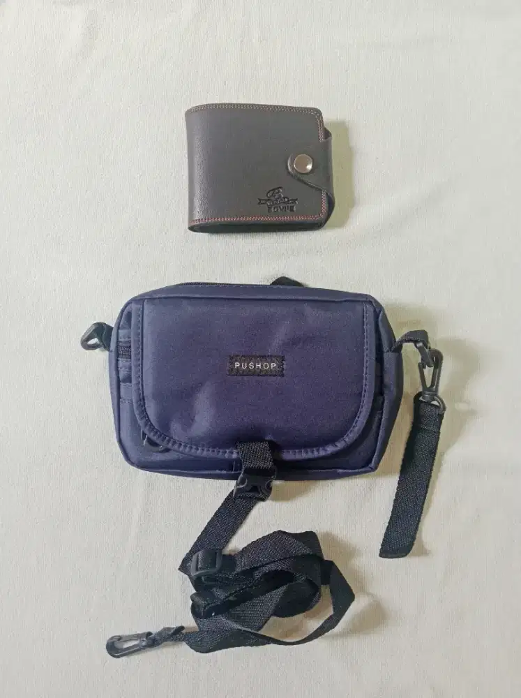 tas Tanah Air plus dompet kulit harga 150 pas lokasi Bogor cilebut