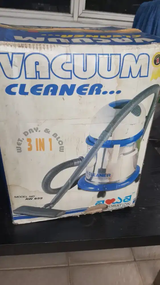 Vakum cleaner 3 in 1 merk AOWA japan  msh kardus spt baru