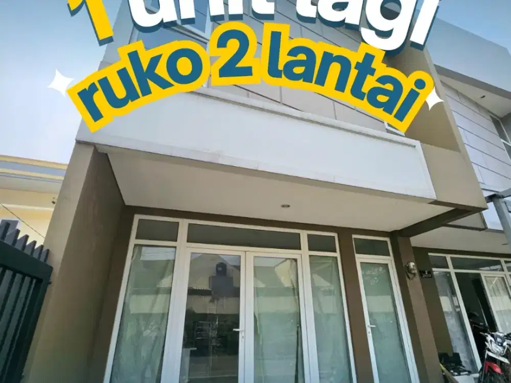 DIJUAL RUKO 2 LANTAI COCOK UNTUK USAHA