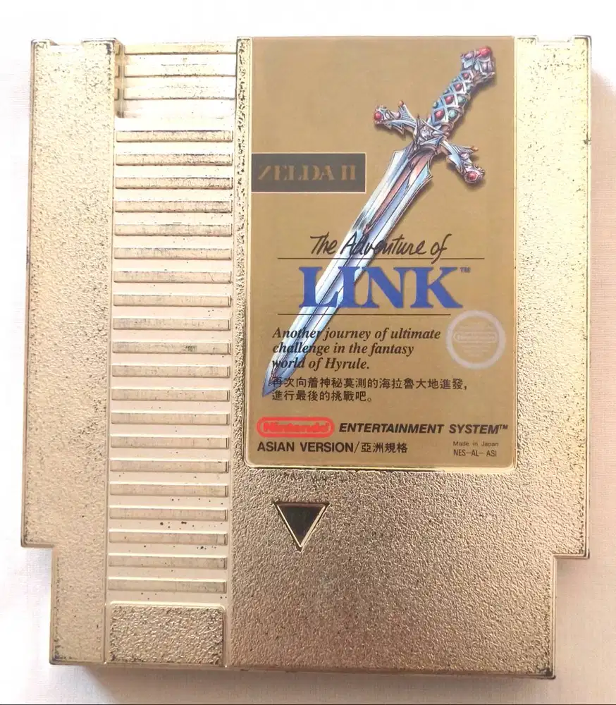 Kaset Zelda 2 Link Nes Original