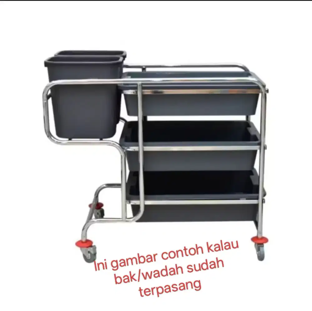 Trolly/trolley/troly untuk angkat alat makan