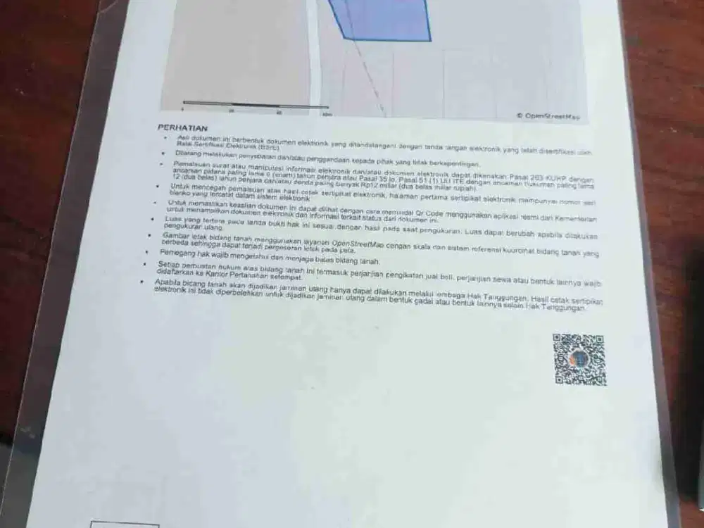 JUAL TANAH DI KREMBANGAN PANJATAN KULONPROGO