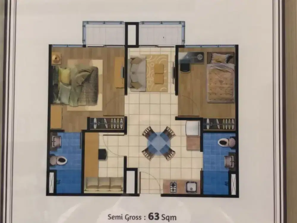 Jual Apartemen Puri Mansion Kosongan