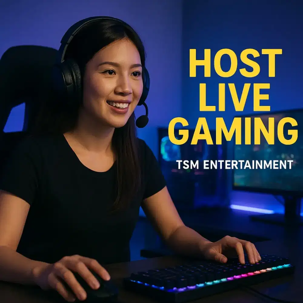 Dicari Host Live Streaming Wanita Gaming