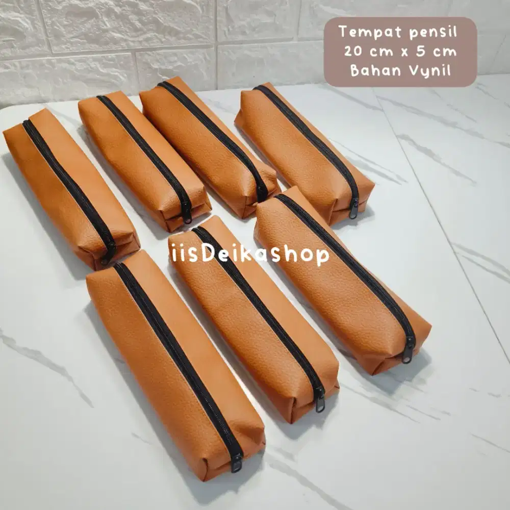 KOTAK PENSIL DOMPET PENSIL SOUVENIR MURAH BAHAN VYNIL
