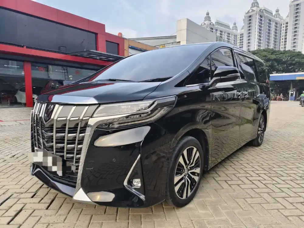 TOYOTA ALPHARD G ATPM AT 2023 FACELIFT BLACK ON BEIGE RECORD TOP COND