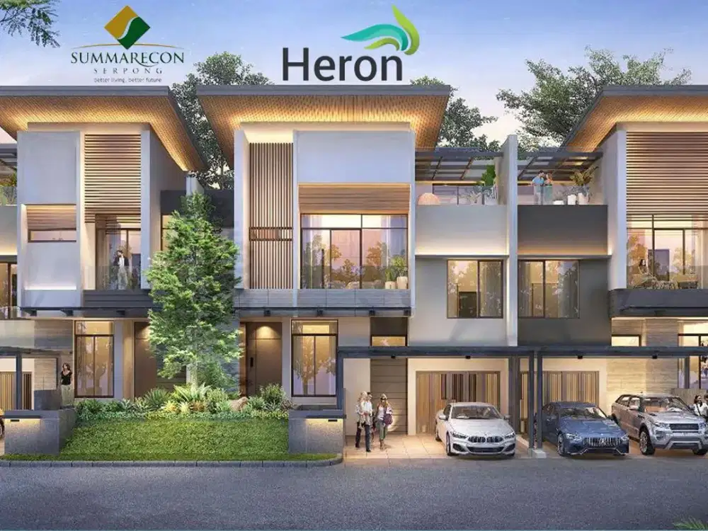 Dijual Hunian Mewah 3 Lantai di Cluster Heron, Summarecon Serpong, Tangerang