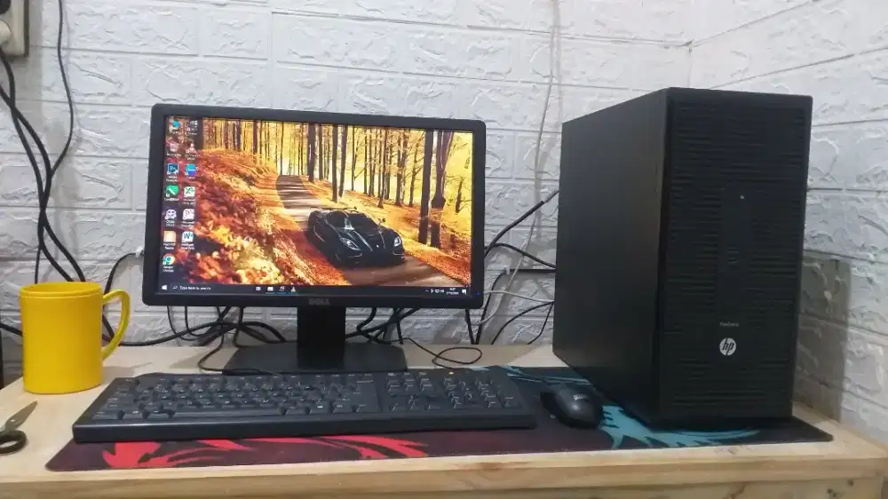 Komputer Fullset HP Siap Pakai