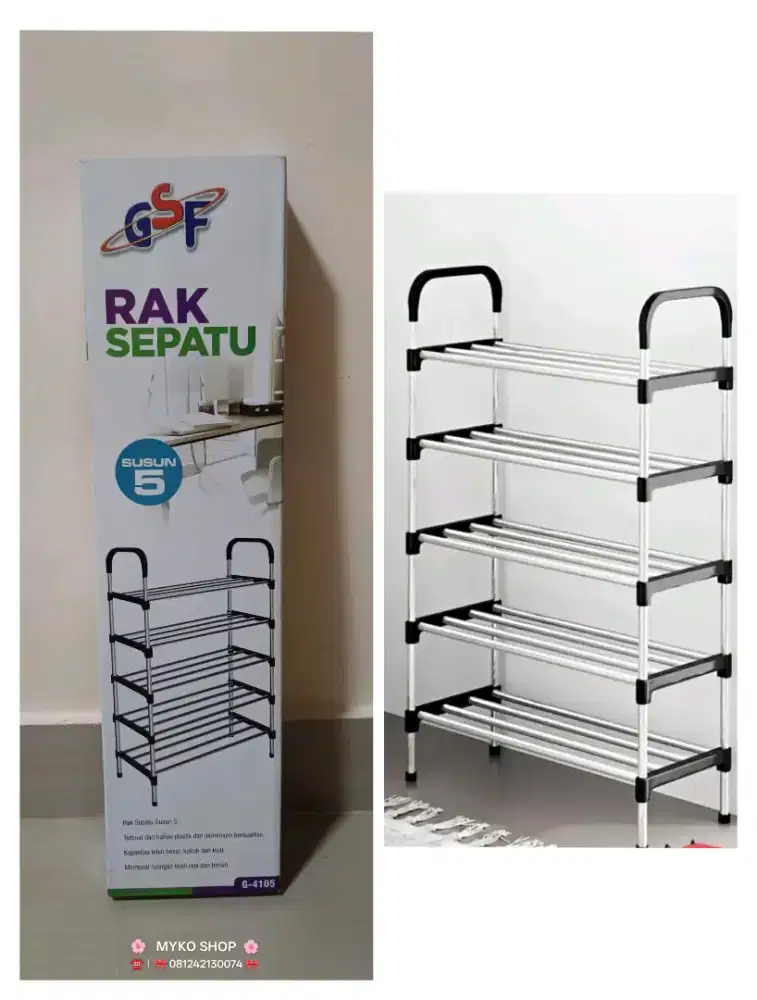Rak sepatu premium