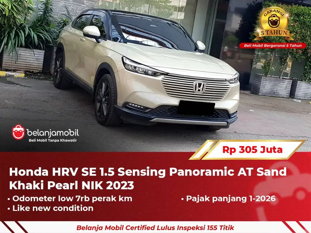 [ GARANSI 5TH ] Honda HRV HR-V HR V SE 1.5 Sensing Panoramic 2023/2024