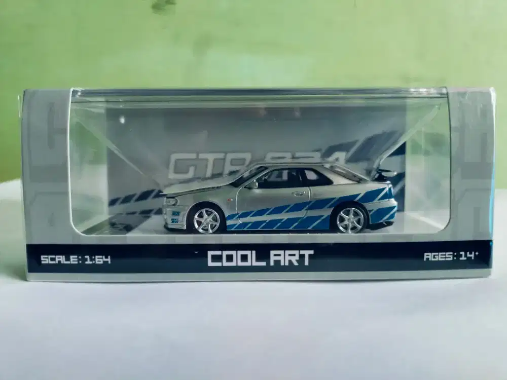 Diecast Cool Art Nissan Skyline GT-R R34 Fast Furious