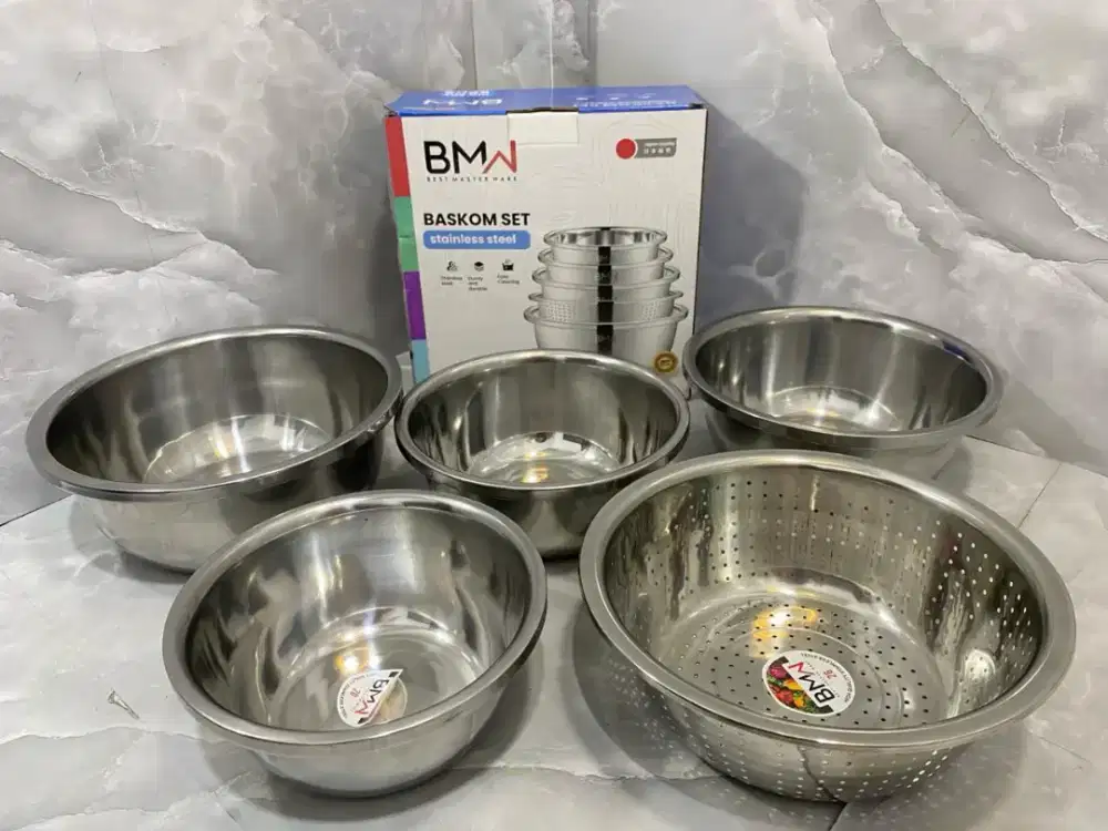 Baskom set stainless