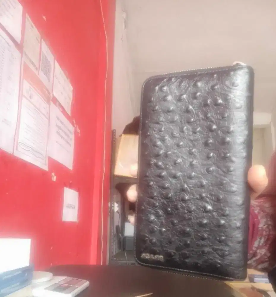 Dompet panjang kulit croco