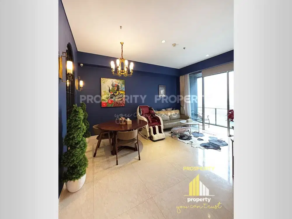 Apartemen Mewah Saumata Suites 2BR & 1ART Kondisi Rapi Full Furnished di Alam Sutera Dekat IKEA & Pintu Tol Jakarta Tangerang