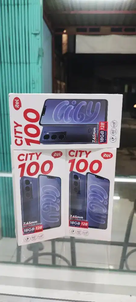 Itel City 100 6/128 Baru Fresh Garansi Resmi Itel Indonesia 12 Bulan