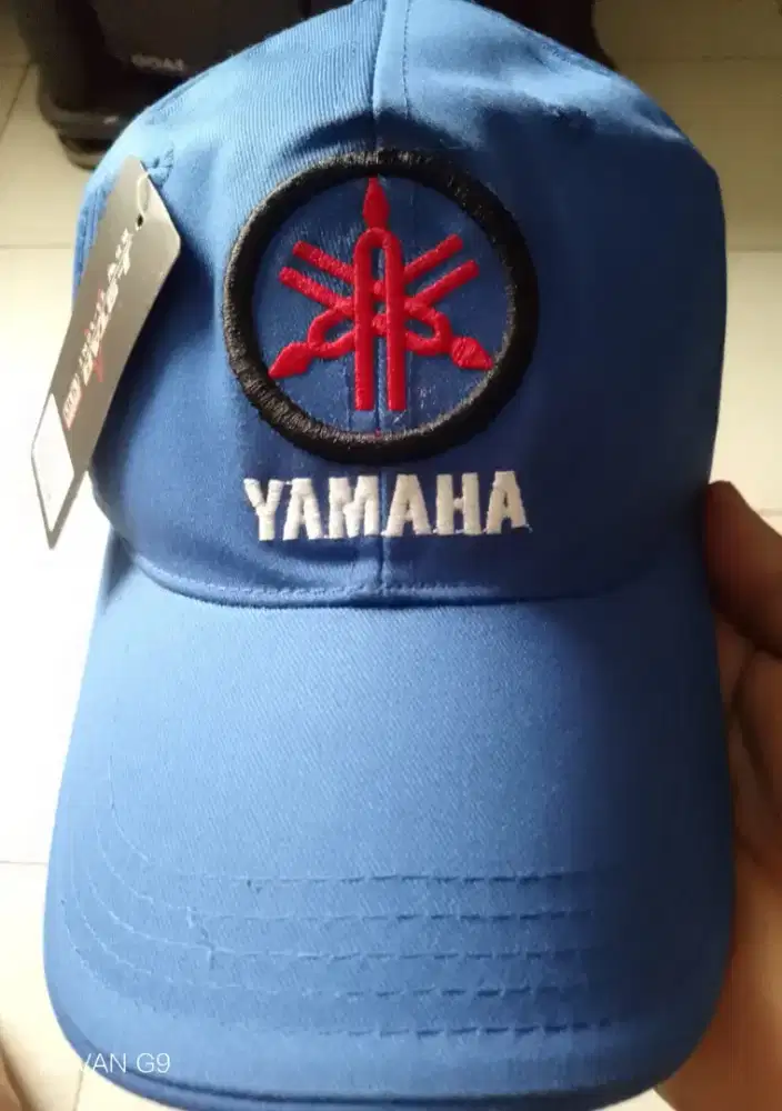 Topi Yamaha blue keren