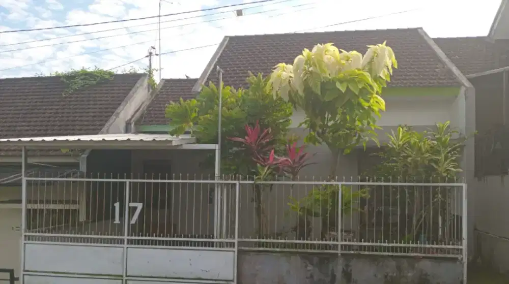 Rumah minimalis one gate system view sawah