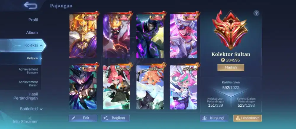 JUAL AKUN MOBILE LEGEND SULTAN!