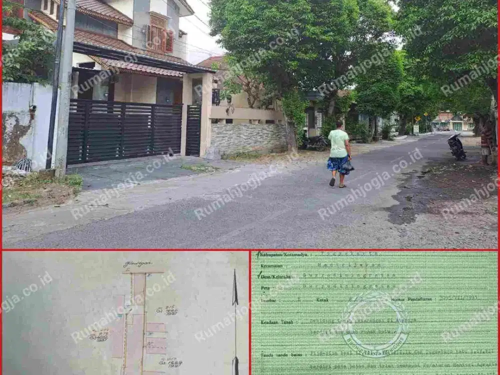 tanah sangat strategis untuk hunian mantrijeron kodya