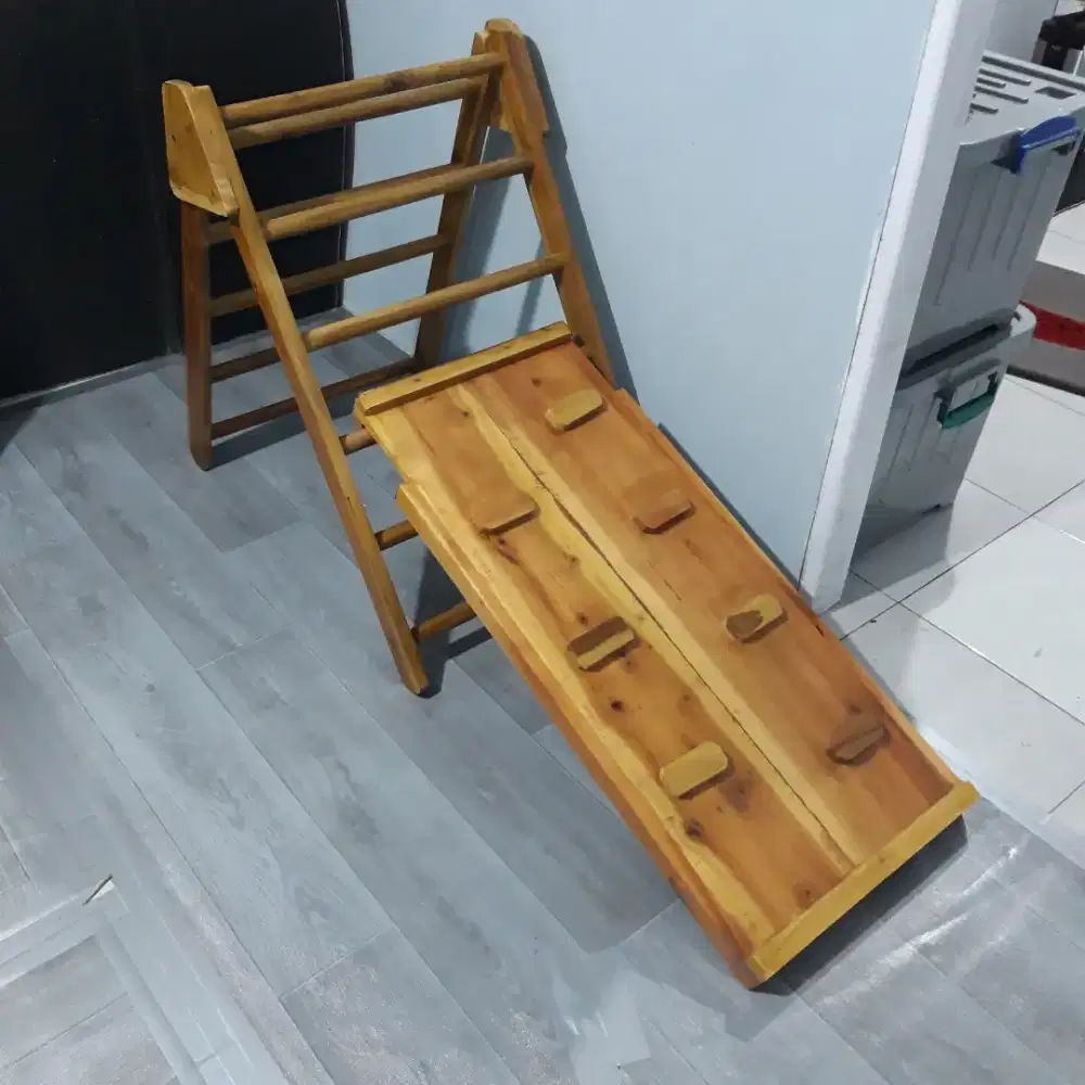 Panjatan Tangga Anak kayu indoor outdoor kober paud