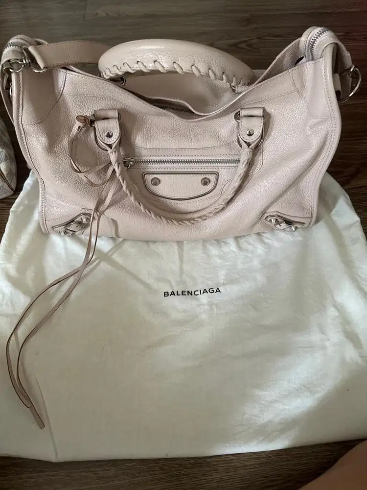 tas balenciaga pink cantik asli 100000%