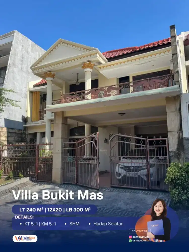 Dijual Rumah Full Furnish di Villa Bukit Mas Cluster Mediteranian