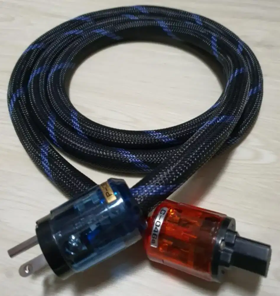 Power Cable kabel Chord 1.8m Audio Amplifier Audiophile Stereo