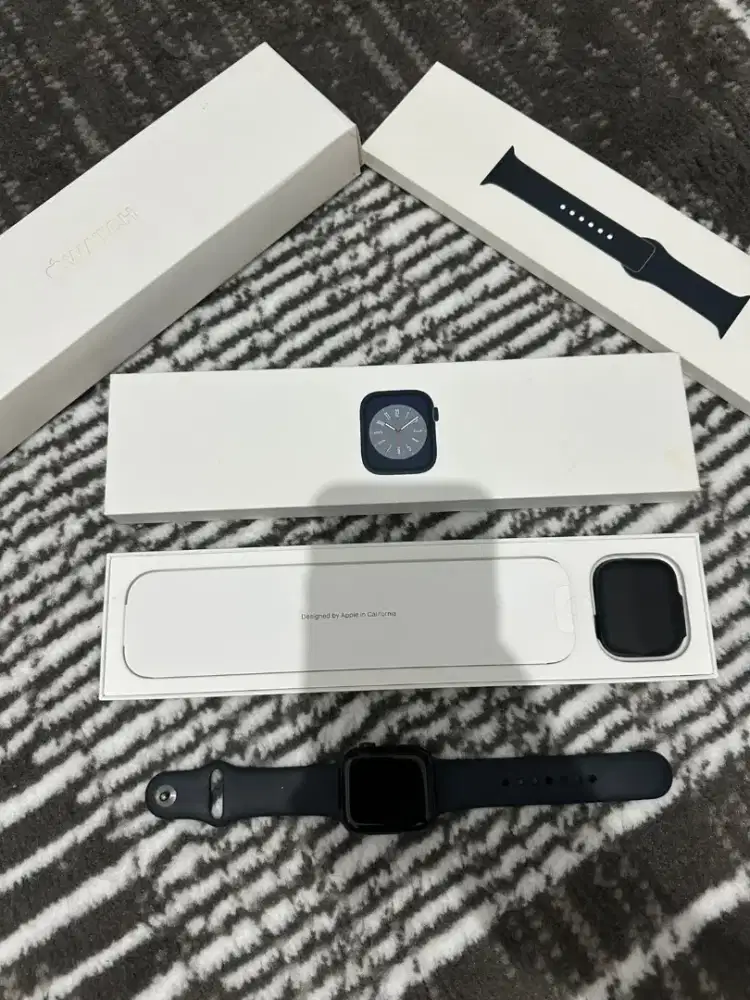 iWatch Series 8 45MM iBox Resmi Fullset Original