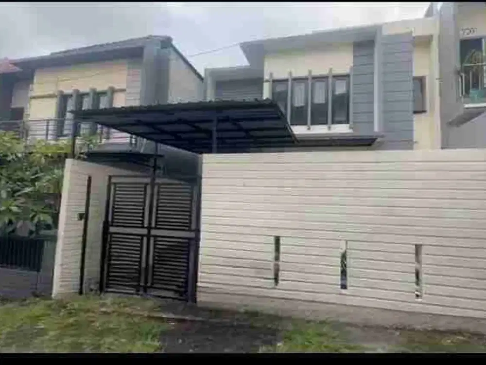 Rumah one gate 2lt 185m2 pusat kota dkt raya di gatsu tengah jl5mtr