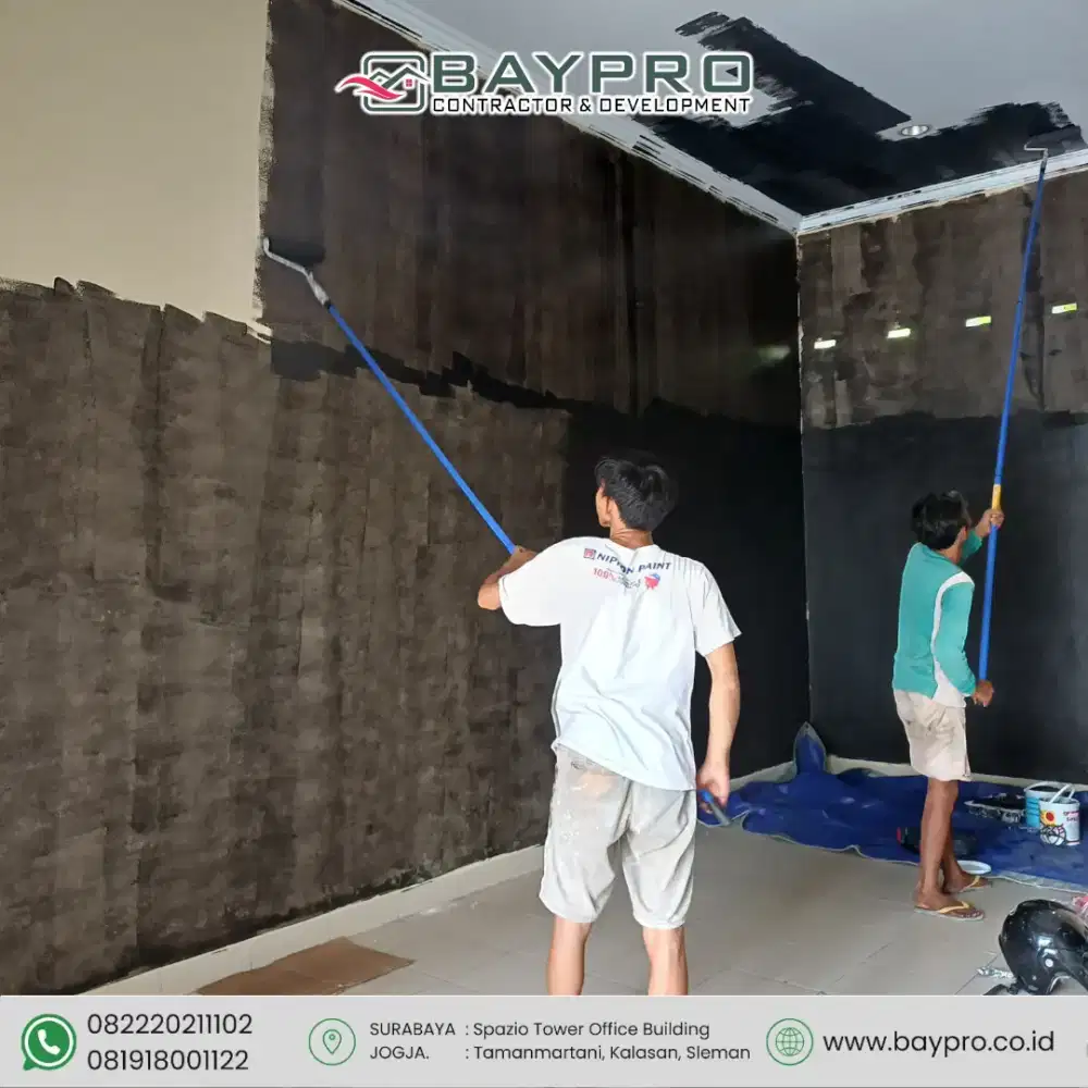 JASA CAT RUMAH, TUKANG CAT TEMBOK, WATERPROOFING KEBOCORAN RUMAH