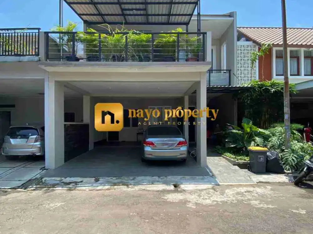 Rumah Tropis Tanah Luas Dalam Cluster Strategis di Perumahan The Address Cibubur