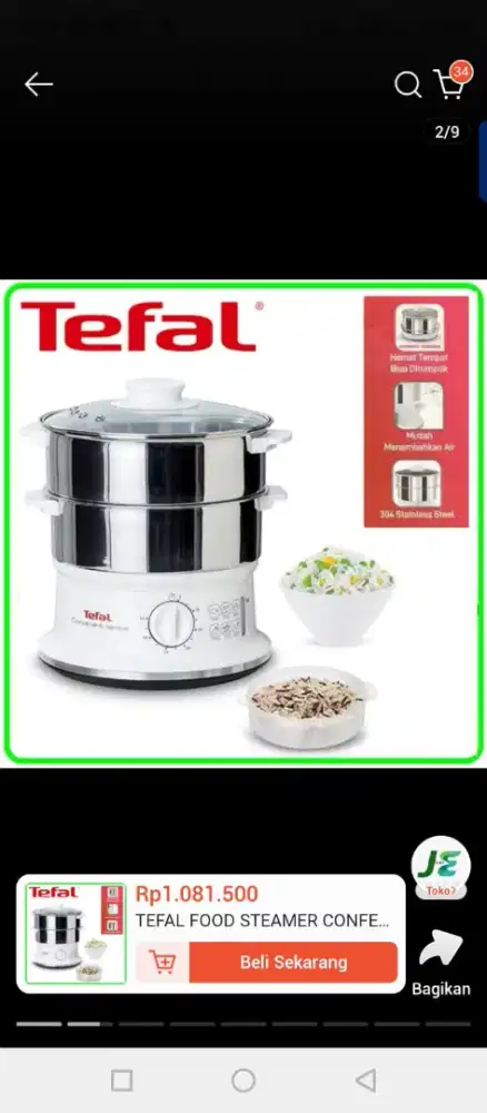 TEFAL STEAMER FOOD // KUKUSAN TEFAL