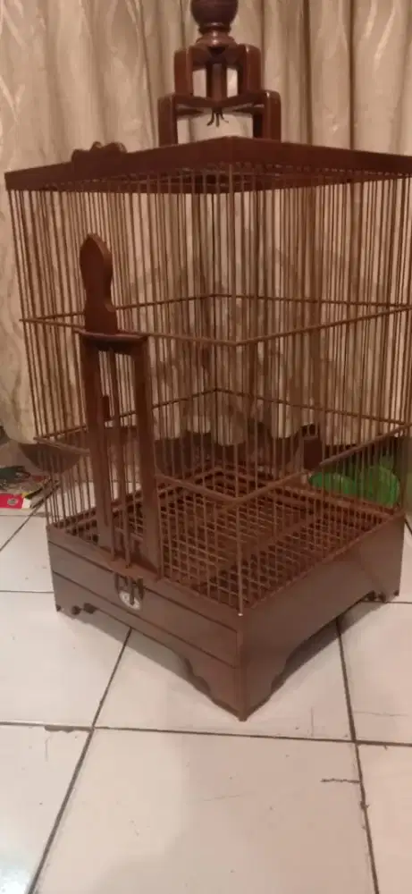 DIJUAL KANDANG BURUNG JATI JEPARA NO 2