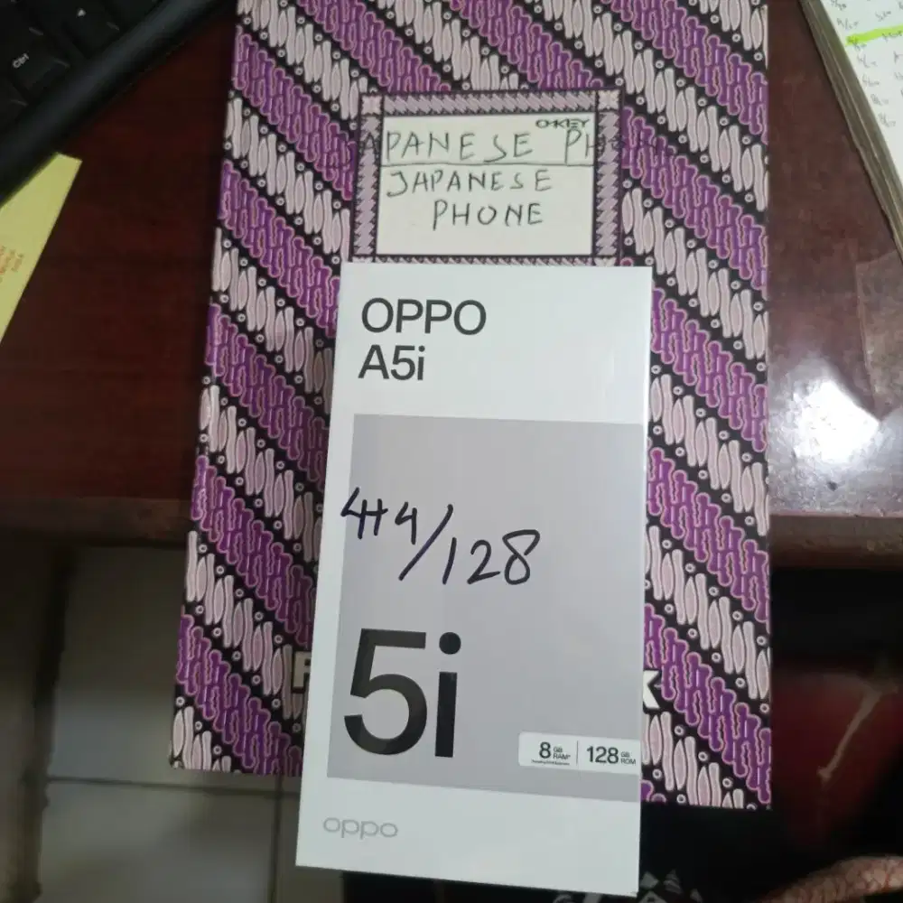 Oppo A5i 4/128 new resmi di Japanese Phone
