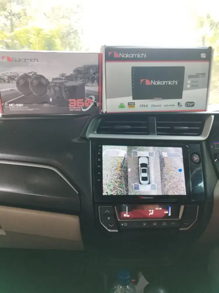 Head unit android + kamera 360