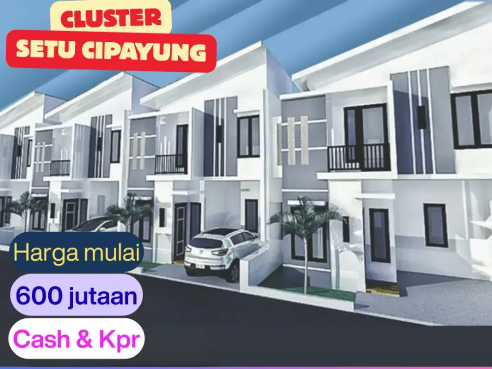Rumah 600 jutaan,strategis dekat pintu Toll,Cipayung Jakarta Timur