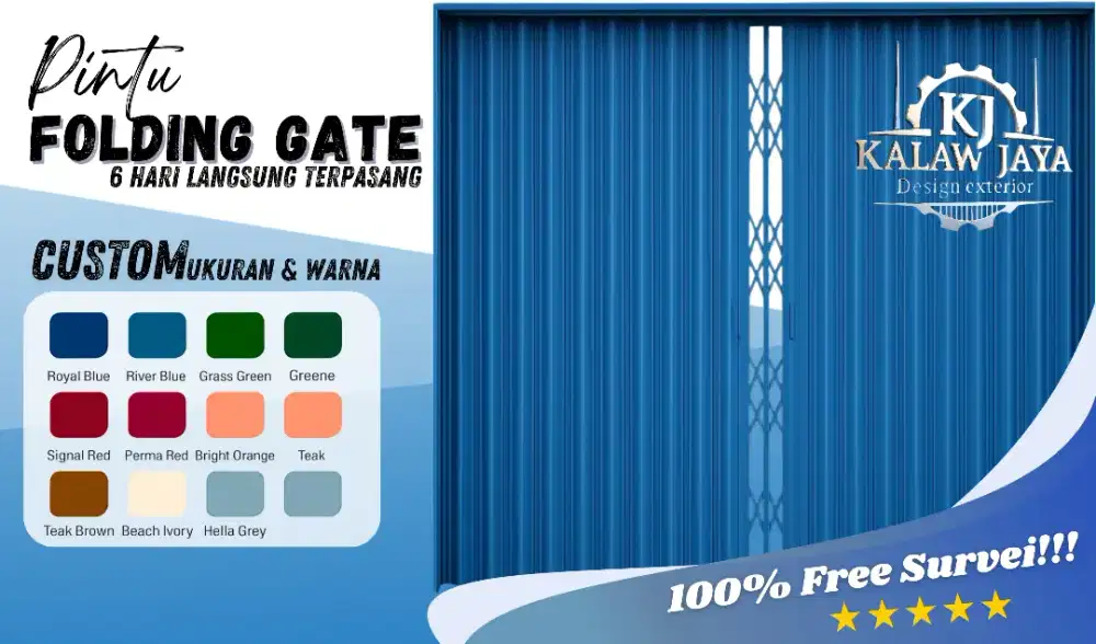 Rolling Door & Folding Gate harga terjangkau kualitas premium
