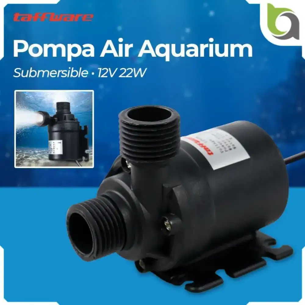Mesin pompa air celup submersibel aquarium DC 12V