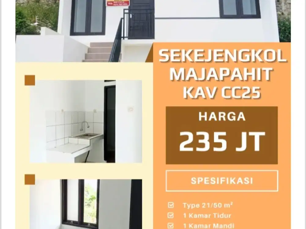 Di jual Rumah strategis bebas banjir