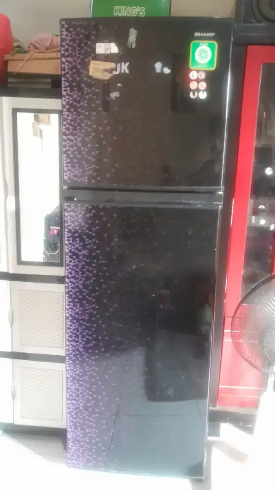 Kulkas SHARP 2 Pintu Smart Inverter Lengkap Masih Bergaransi
