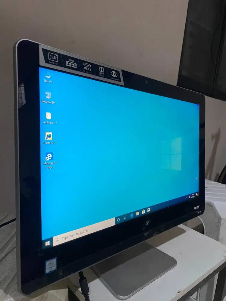 AllinOne Komputer ACER Z20-780 Core I3 Ram 20Gb DDR4 SSD 500Gb laptop