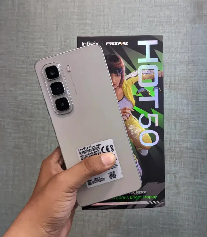 Infinix Hot 50 6/256 Original Like New Istimewa Lengkap Mulus Nominus