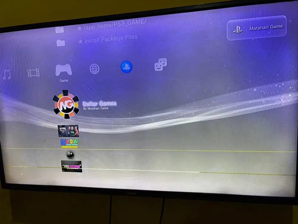 Tv coocaa 39 inc minus garis 2