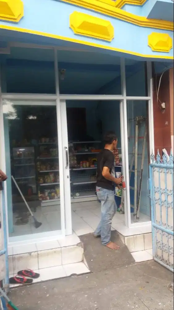 Kusen Pintu Aluminium Pintu Aluminium Jendela Partisi Plafon Gypsum