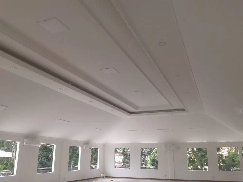 Pasang Khusus Partisi - Plafon Partisi Gypsum PVC KACA Kusen Aluminium