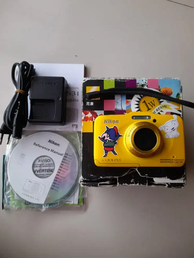 Kamera digital limited nikon coolpix s31 fullbox normal banget