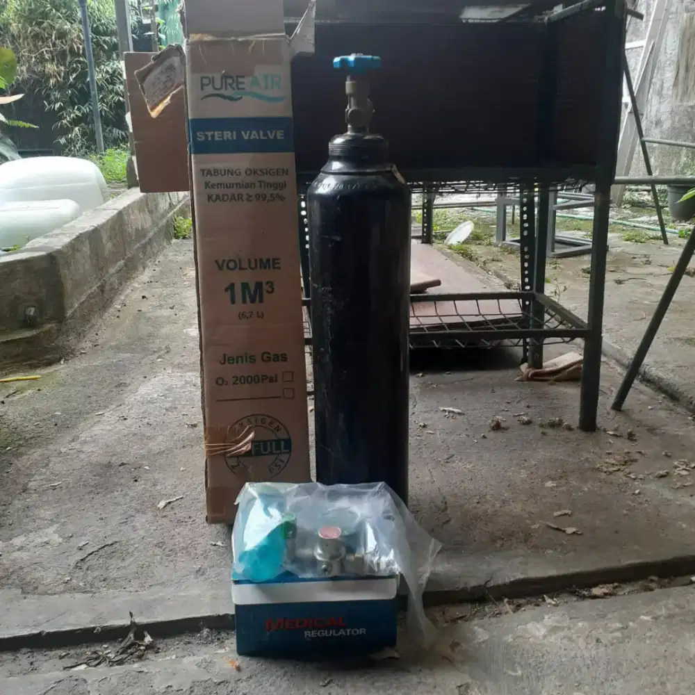 TABUNG OKSIGEN 1M³ PLUS REGULATOR
